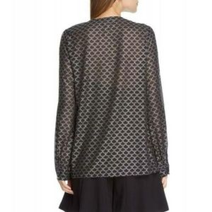 Michael Kors Tops - NWT Michael Kors Black Silver Blouse Michael Kors Tops - NWT Michael Kors Black Silver Blouse